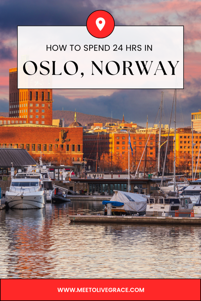 One day in Oslo: Pintrest Pin